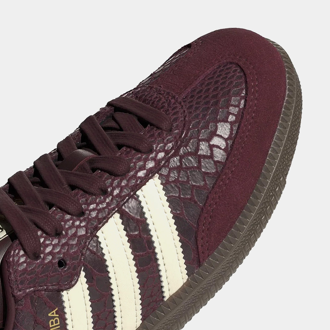 AD Samba OG – Cuir Serpent Bordeaux