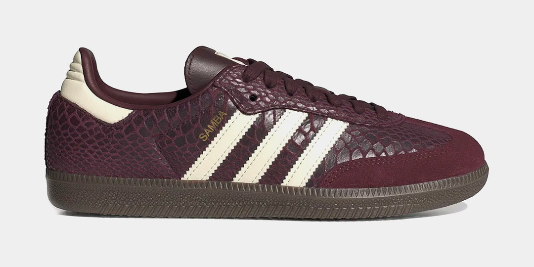 AD Samba OG – Cuir Serpent Bordeaux