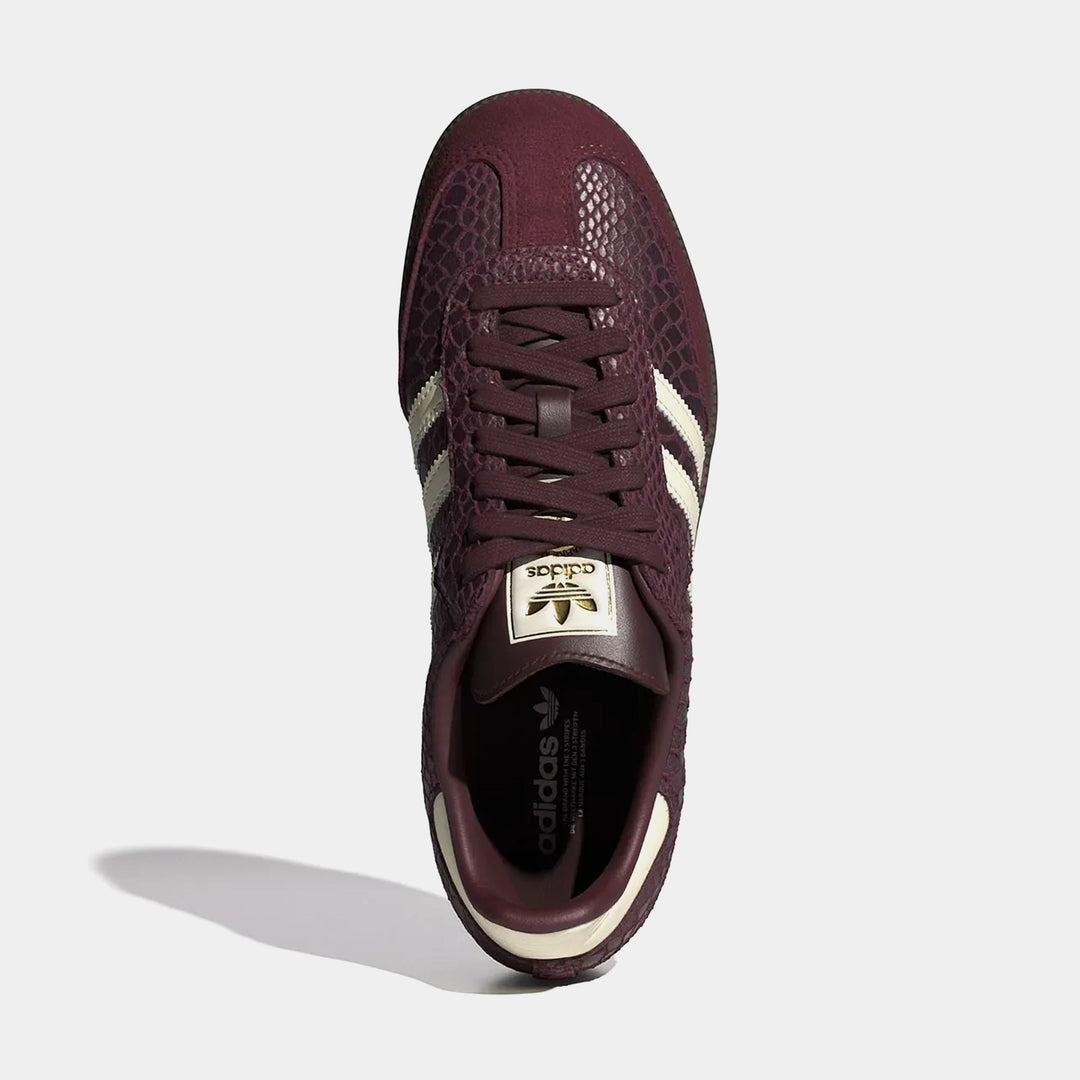 AD Samba OG – Cuir Serpent Bordeaux