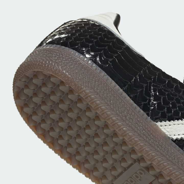 AD Samba OG Femme – Baskets Cuir Craquelé Métallisé Noir