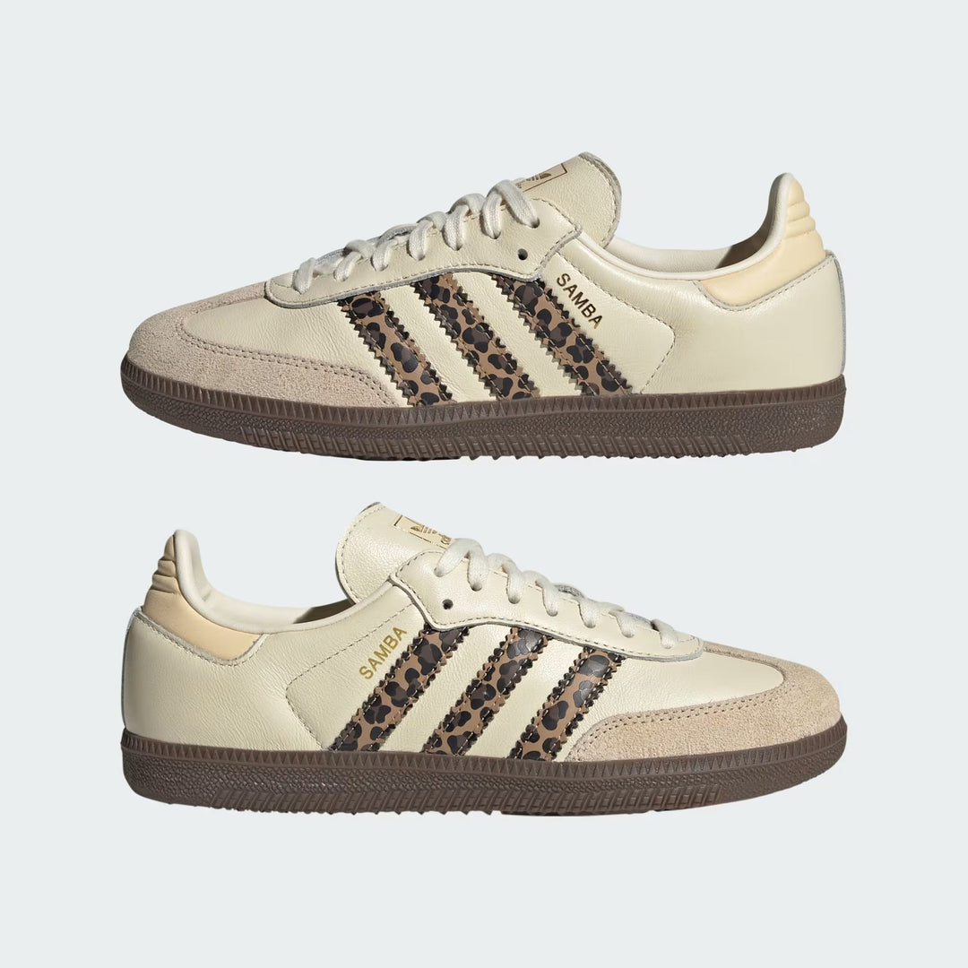 Samba OG – Léopard Crème et Blanc