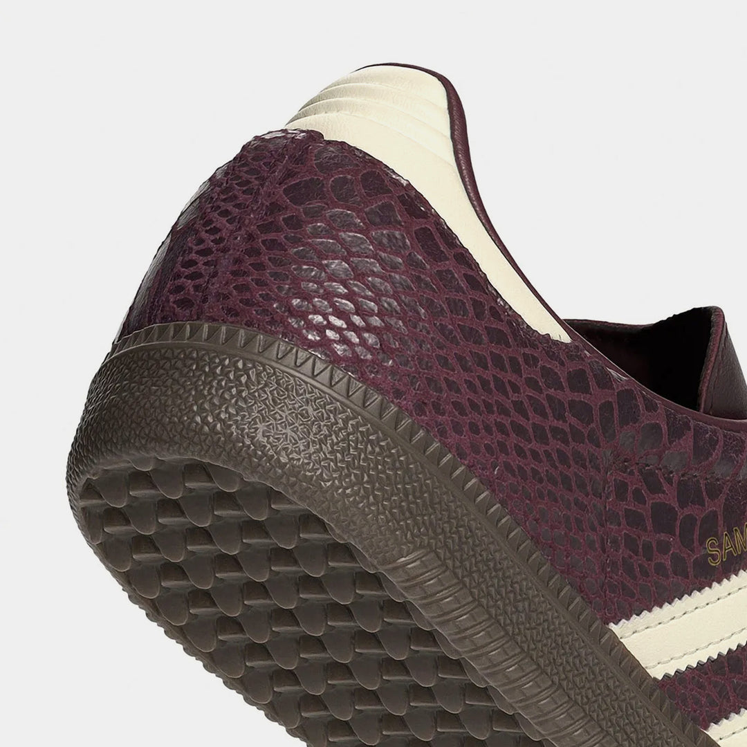 AD Samba OG – Cuir Serpent Bordeaux