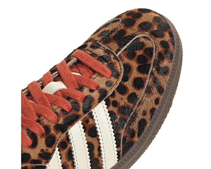 Samba OG Femme – Baskets Cuir Craquelé Métallisé Léopard