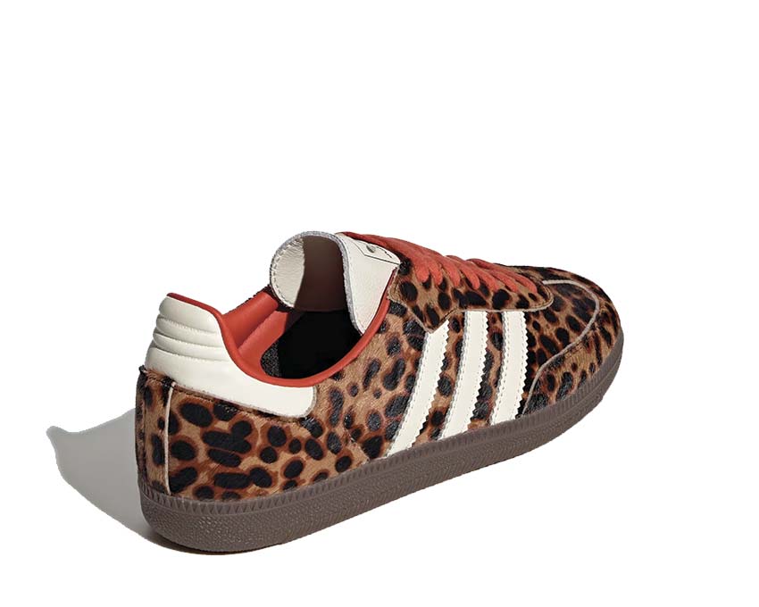 Samba OG Femme – Baskets Cuir Craquelé Métallisé Léopard