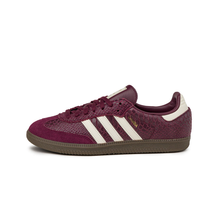 AD Samba OG – Cuir Serpent Bordeaux